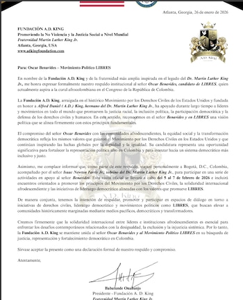 Desde Estados Unidos, la Fundación