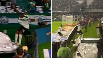 Hizo un gol, celebró y desapareció: el impactante accidente de un futbolista que recorre el mundo