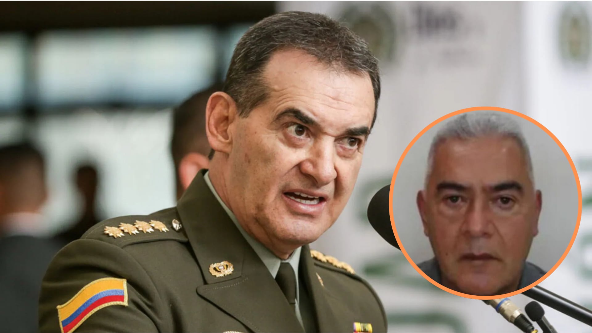 El exdirector de la Policía habría recibido a dos altos oficiales por la supuesta intervención de un periodista - crédito Catalina Olaya/Colprensa @LuisAlf82940568/ X