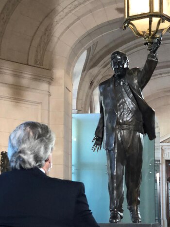 Alberto Fernández en el acto