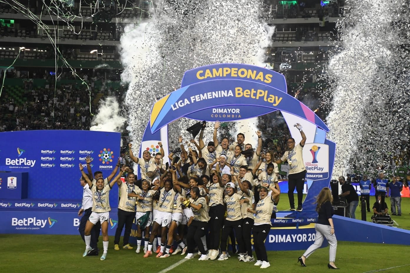 Deportivo Cali es el equipo con más títulos ganados en el fútbol femenino en Colombia - crédito Colprensa