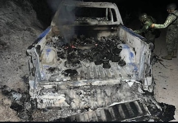 Parte de lo hallado en