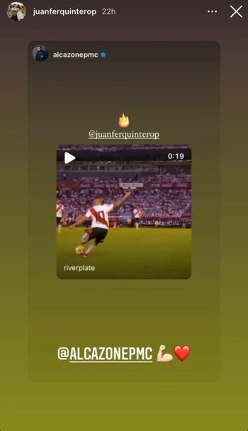 Juan Fernando Quintero vuelve a