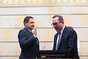 Honorio Henríquez asumió la presidencia del Senado para el periodo legislativo 2026-2027 tras obtener 56 votos, en una elección que marcó el primer revés político del gobierno entrante de Abelardo de la Espriella - crédito Senado de Colombia