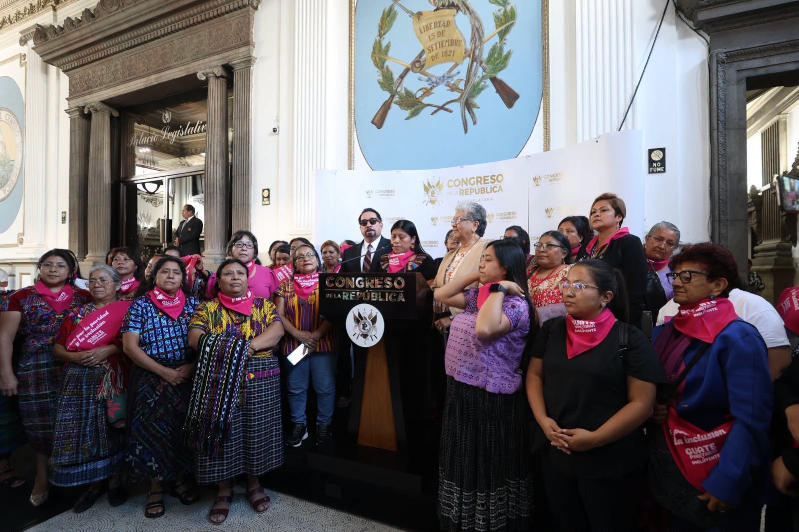 Diputadas de Guatemala presentaron una iniciativa de ley que impone la paridad de género y la inclusión de pueblos indígenas en las candidaturas electorales. (Congreso de la República de Guatemala)