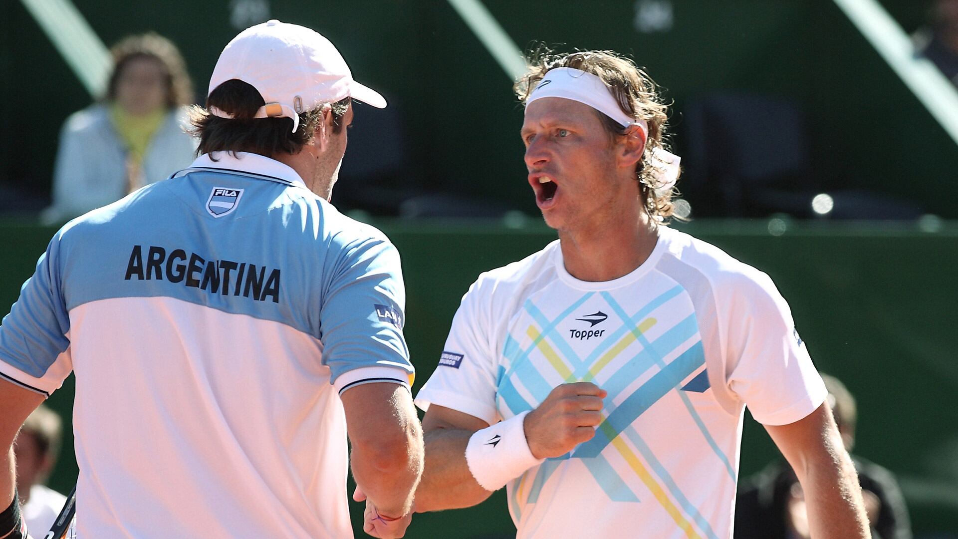 David Nalbandian en dupla con Horacio Zeballos vencieron a los franceses Julien Benneteau y Michael Llodra (Foto: Sergio Llamera / AAT)