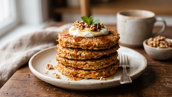 Receta de hot cakes de avena con zanahoria: fácil y rápido cuando deseas un antojo dulce y saludable