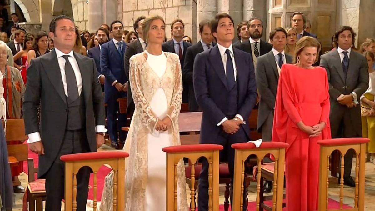 María Pombo y Pablo Castellano en su boda (INSTAGRAM).