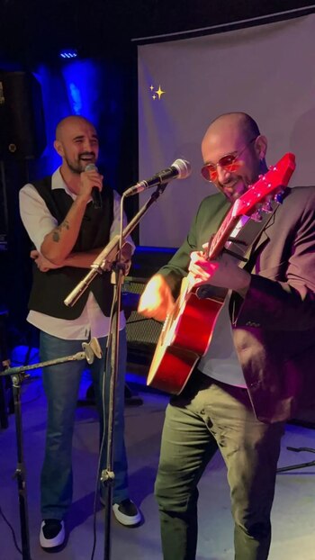 Abe Pintos sorprendió en vivo