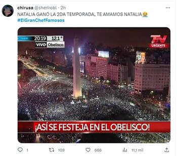 La reacción de los cibernautas