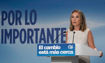 La vicesecretaria de Regeneración Democrática del PP, Cuca Gamarra. (PP/Tarek)