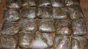 Royer y Manuel trasladaban cerca de 10 kg de marihuana en la carretera Mérida-Chetumal: fueron detenidos