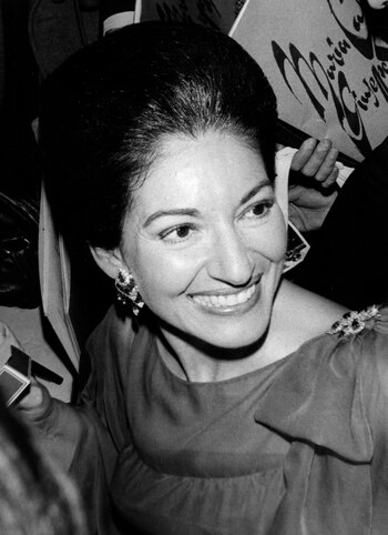 La cantante de ópera, María