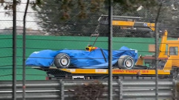El accidente bajo la lluvia
