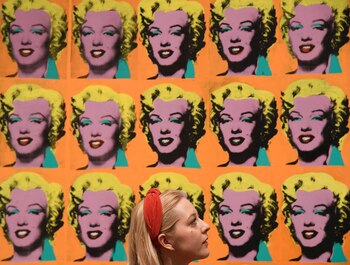 El "Díptico de Marilyn Diptych"