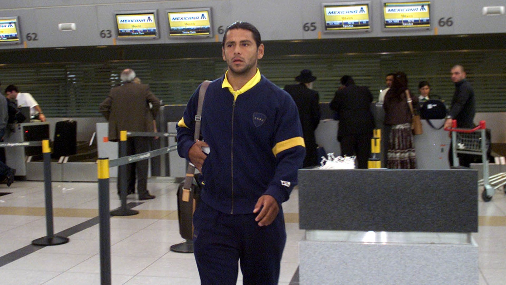 Bedoya con los colores de Boca Juniors (Fotobaires)