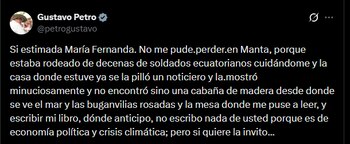 Gustavo Petro explicó que su