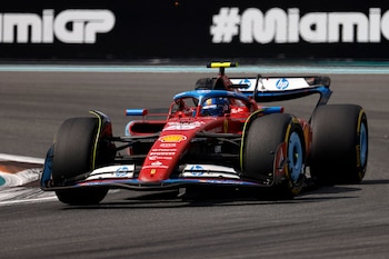 Carlos Sainz en el GP de Miami (Peter Casey-USA TODAY Sports)