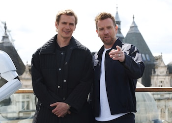Hayden Christensen y Ewan McGregor