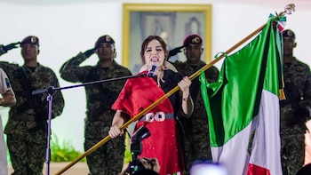 “Viva Carlos Manzo”: el mensaje de Grecia Quiroz durante el Grito de Independencia en Uruapan