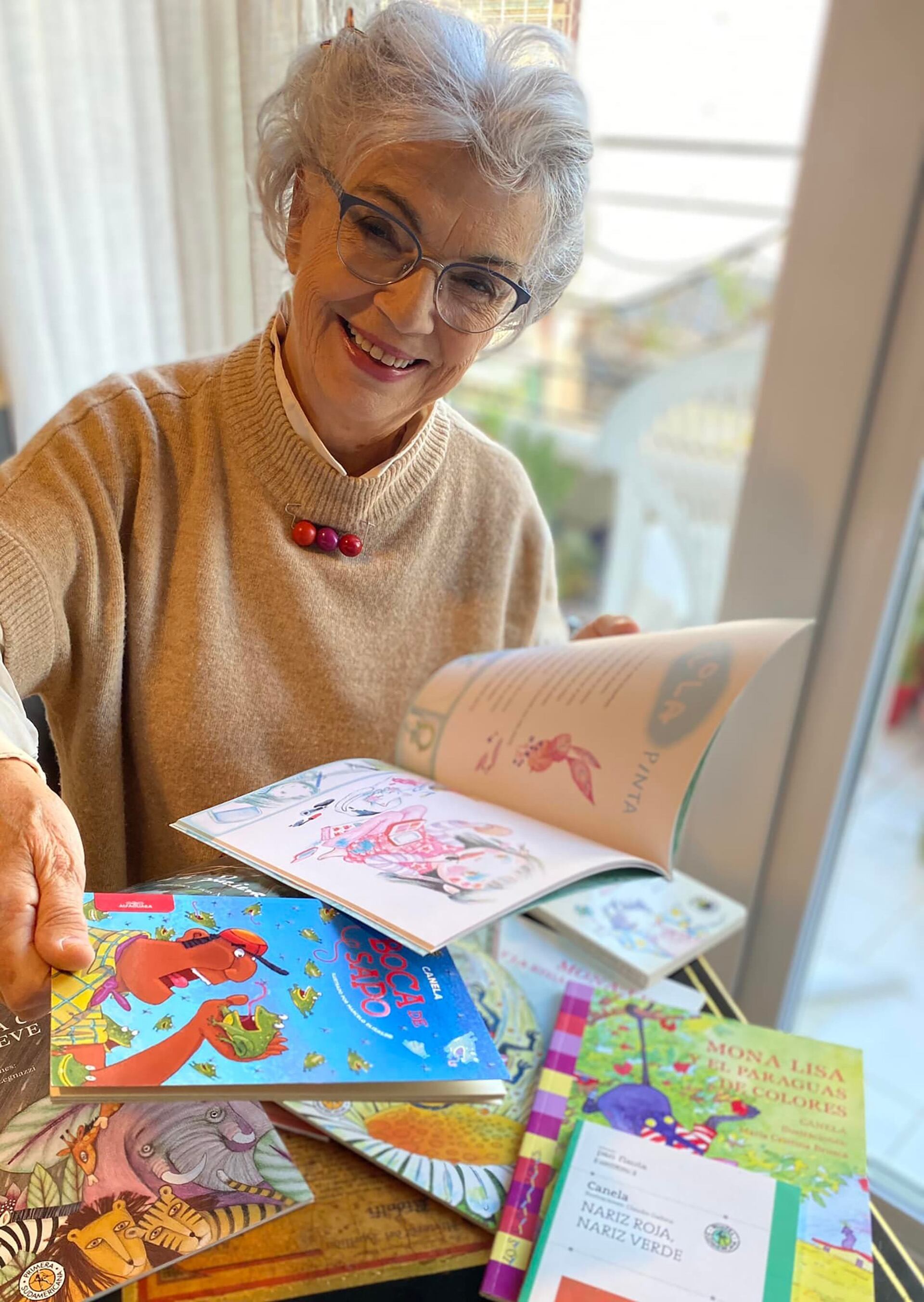 Canela se destaca como una prolífica autora de cuentos infantiles