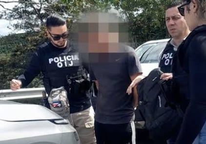 Un hombre de apellidos Garro Muñoz fue detenido este lunes 12 de octubre en San Marcos de Tarrazú, por presuntas amenazas contra el ministro de Justicia de Costa Rica.