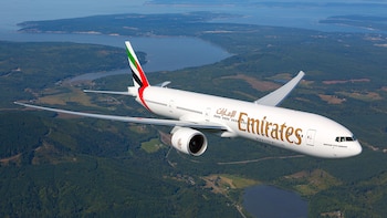 Un vuelo de Fly Emirates