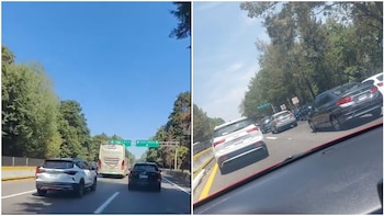 Se registra tránsito lento en