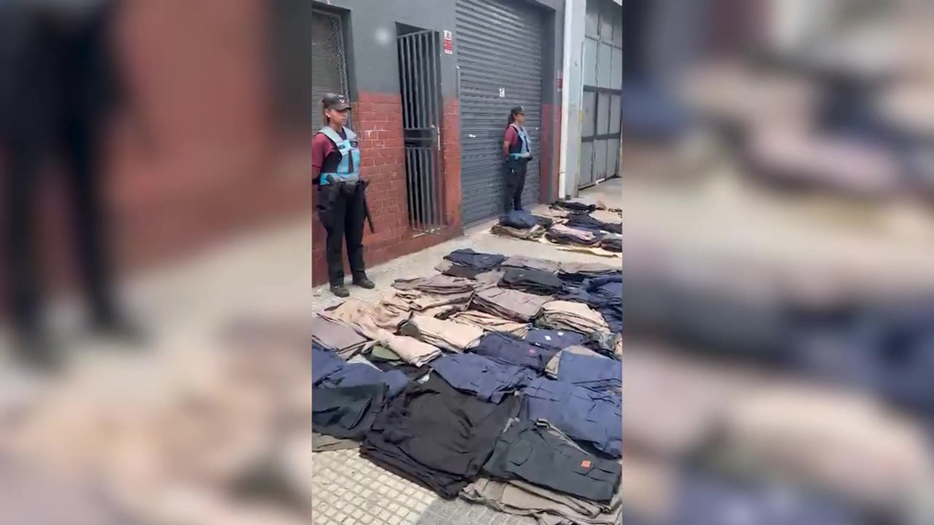 Los pantalones recuperados por la Policía de la Ciudad