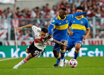 Esequiel Barco fue ofrecido a Boca (REUTERS/Agustin Marcarian)