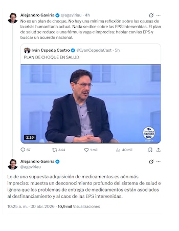 Alejandro Gaviria sobre Iván Cepeda