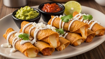 Flautas de rajas con queso crujientes: receta casera fácil y deliciosa para cualquier ocasión