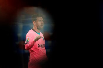 El jugador del Barcelona, Lionel