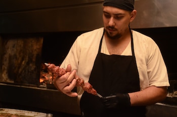 Kafta al fierrito, uno de