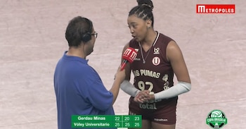 Maluh Oliveira reveló la clave del triunfo de Universitario ante Gerdau Minas y clasificación a la final de la Copa Brasilia de vóley 2026.