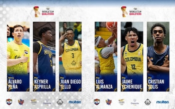 - crédito @colombiabasketball/Instagram