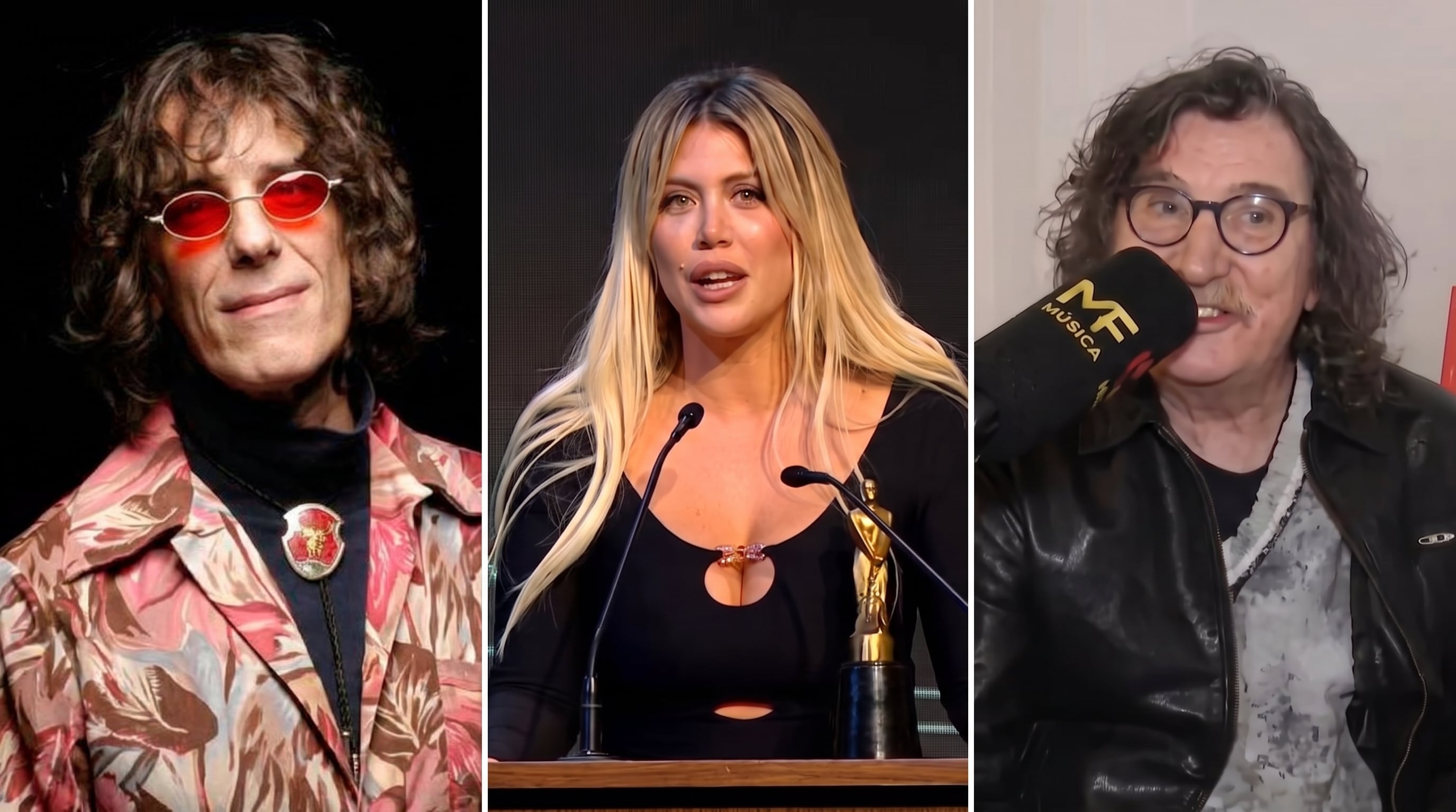 El recuerdo de Luis Alberto Spinetta, la distinción a Wanda Nara y la palabra de Charly García fueron parte de los mejores momentos del Martín Fierro de la Música
