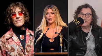 Luis Alberto Spinetta, Wanda Nara y Charly García