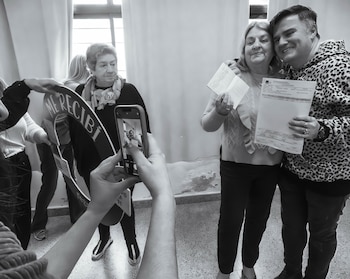 Delia Gelin, se recibió a los 75 años