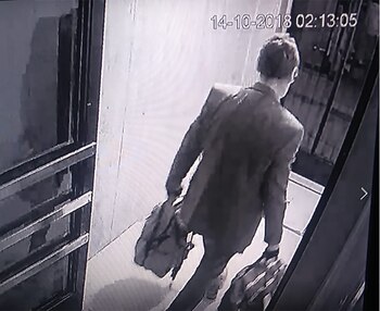 Aranda en el momento del