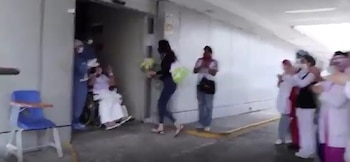 La paciente salió del hospital