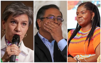 Claudia López - Gustavo Petro - Francia Márquez