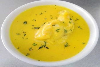 Inchicapi de gallina con maní.