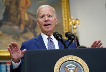 El presidente Joe Biden declaró públicamente su descontento con el fallo de la Corte Suprema