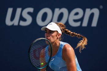 Solana Sierra busca su primer W50 del año en el Lawn Tennis de Tucumán (Foto EFE/Sarah Yenesel)