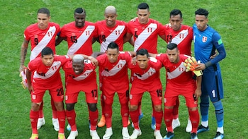 La selección peruana que jugó el Mundial de Rusia 2018 y le ganó a Australia. - créditos: REUTERS/Francois Lenoir
