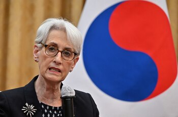 La vicesecretaria de Estado de EEUU, Wendy Sherman