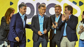 Mauricio Macri encabeza el acto del PRO en Parque Norte