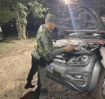 Los tres vehículos hallados estaban