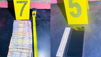 Los investigadores incautaron un celular, un DVR, preservativos y dinero en efectivo como evidencia clave para fortalecer la investigación penal. (Cortesía: PNC de Guatemala)